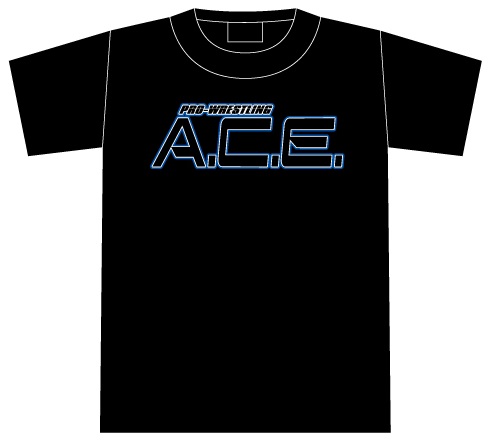 W 1 Official Web Shop Pro Wrestling Ace ロゴtシャツ